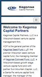 Mobile Screenshot of kegonsapartners.com